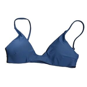 Zaful bikini top size 4 blue removable padding‎ adjustable straps NEW top only